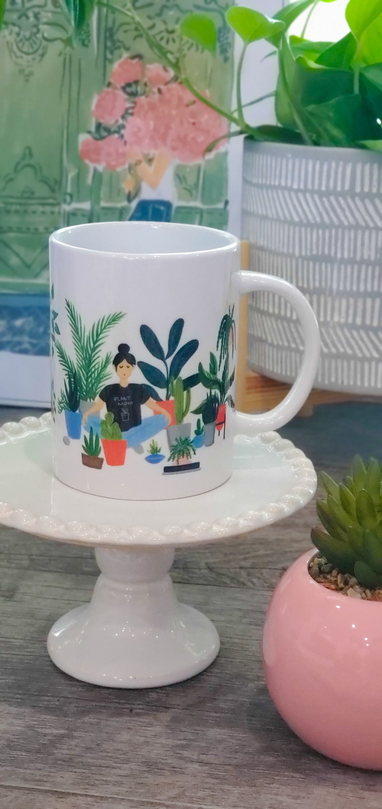 Plant mom mug