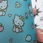 Hello Kitty Glass Can with Bamboo lid