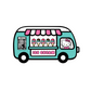 Hello Kitty ice-cream truck Sticker or Magnet